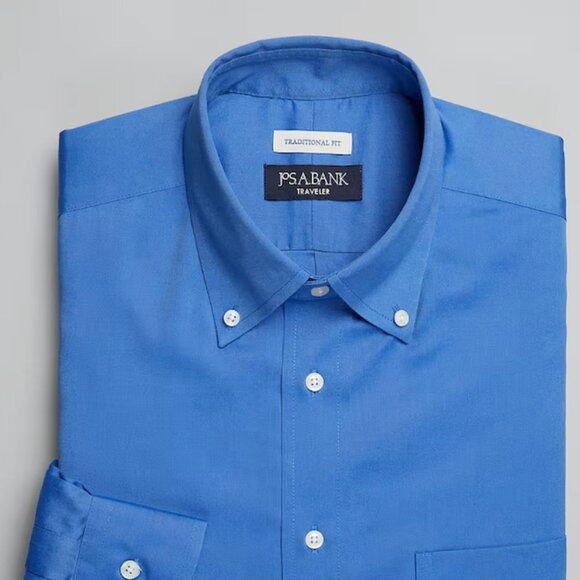 Jos. A. Bank Other - Jos.A.Bank Traveler Collec Traditional Fit ButtonDown CollarDress Shirt-18 34/35
